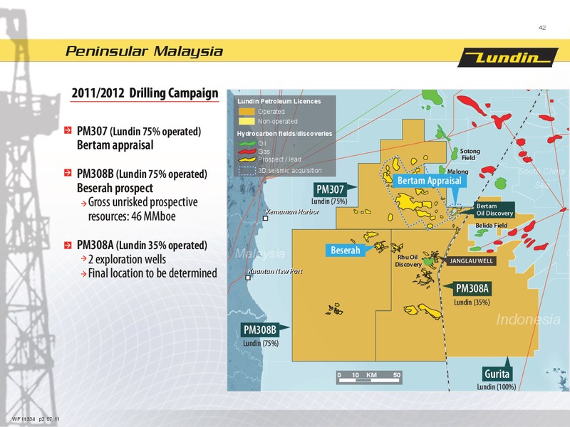 First Nine Months 2011 – Lundin Petroleum – slide 41
