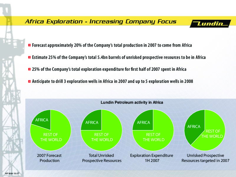 INVESTOR PRESENTATION – Lundin Petroleum – slide 6