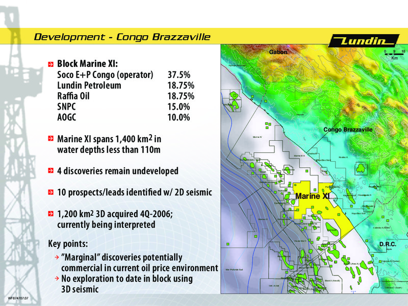INVESTOR PRESENTATION – Lundin Petroleum – slide 17