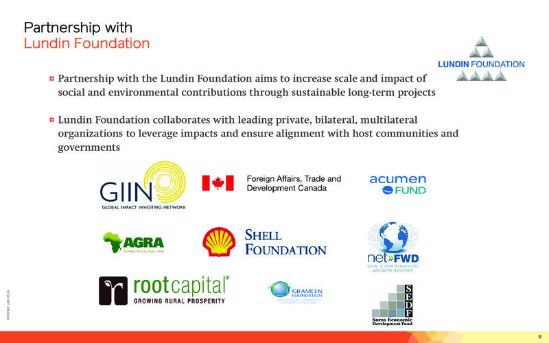 November 2014 Corporate Presentation – Lundin Petroleum – slide 9