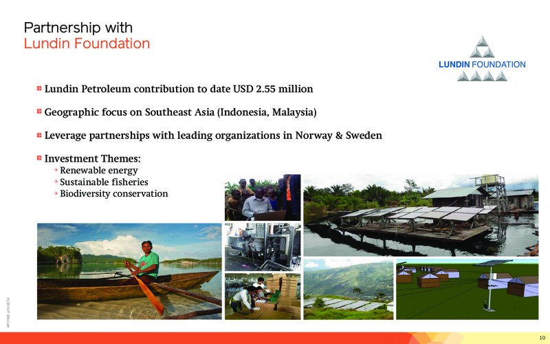November 2014 Corporate Presentation – Lundin Petroleum – slide 10