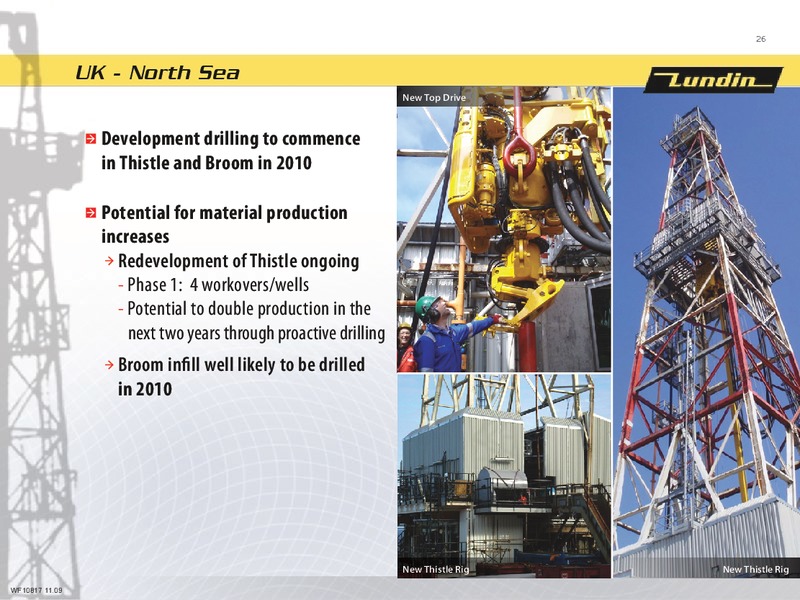 FINANCIAL PRESENTATION   FIRST NINE MONTHS 2009 – Lundin Petroleum – slide 25