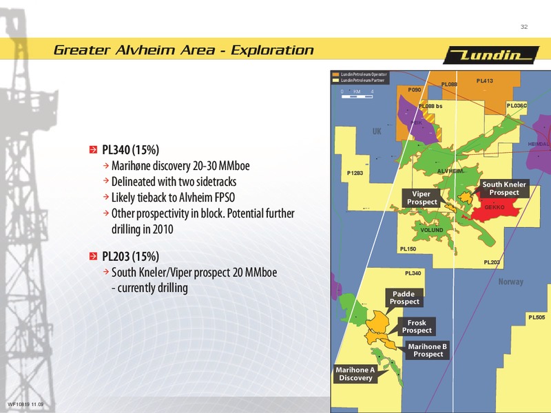 FINANCIAL PRESENTATION   FIRST NINE MONTHS 2009 – Lundin Petroleum – slide 31