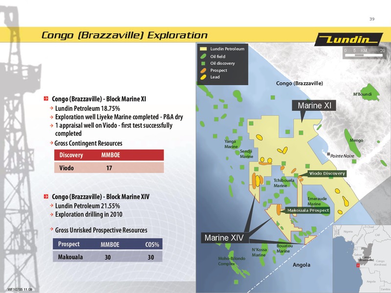 FINANCIAL PRESENTATION   FIRST NINE MONTHS 2009 – Lundin Petroleum – slide 38