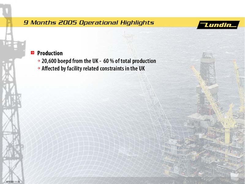 FINANCIAL PRESENTATION – Lundin Petroleum – slide 8