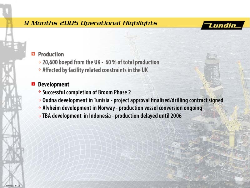 FINANCIAL PRESENTATION – Lundin Petroleum – slide 9
