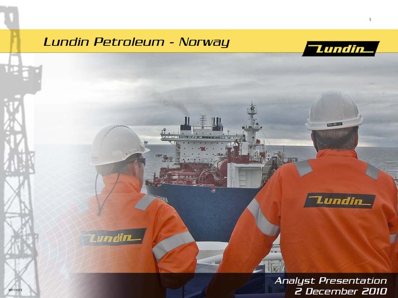 DECEMBER 2010 ANALYST PRESENTATION – Lundin Petroleum – slide 1