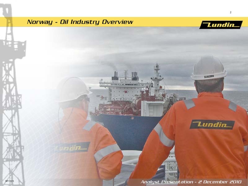 DECEMBER 2010 ANALYST PRESENTATION – Lundin Petroleum – slide 2