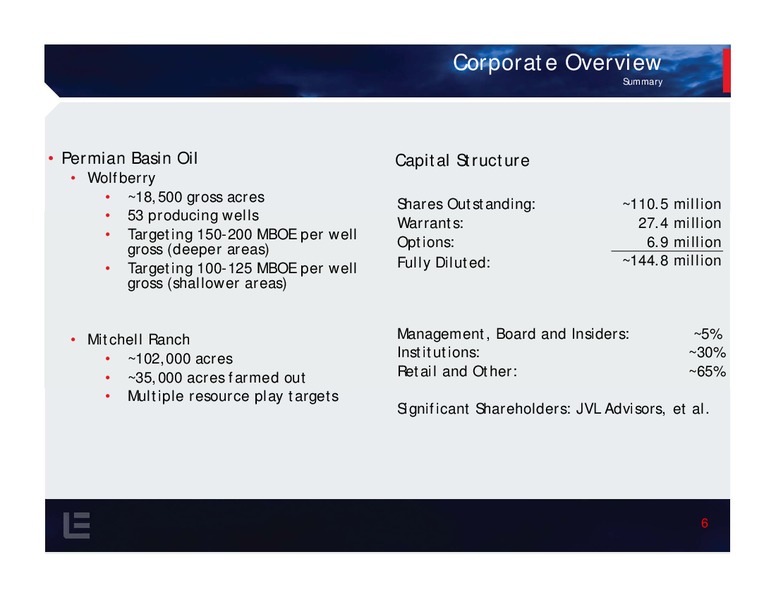 Investor presentation – Lynden Energy Corp. – slide 5