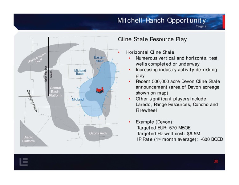 Investor presentation – Lynden Energy Corp. – slide 29