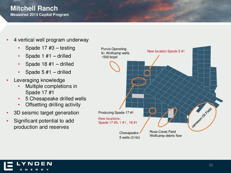 Corporate Presentation – Lynden Energy Corp. – slide 31