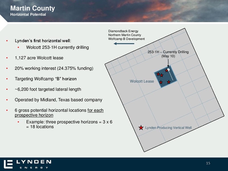 CORPORATE PRESENTATION – Lynden Energy Corp. – slide 14