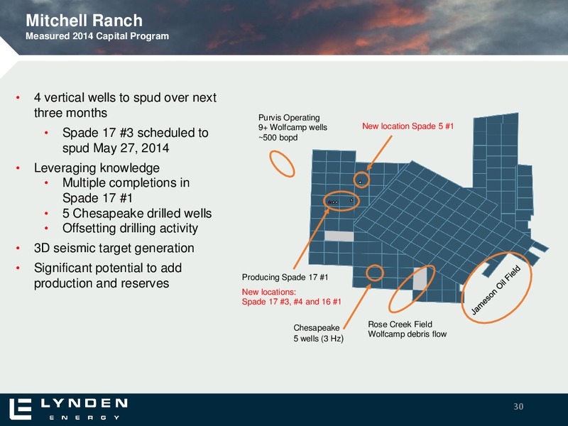 Corporate Presentation – Lynden Energy Corp. – slide 29