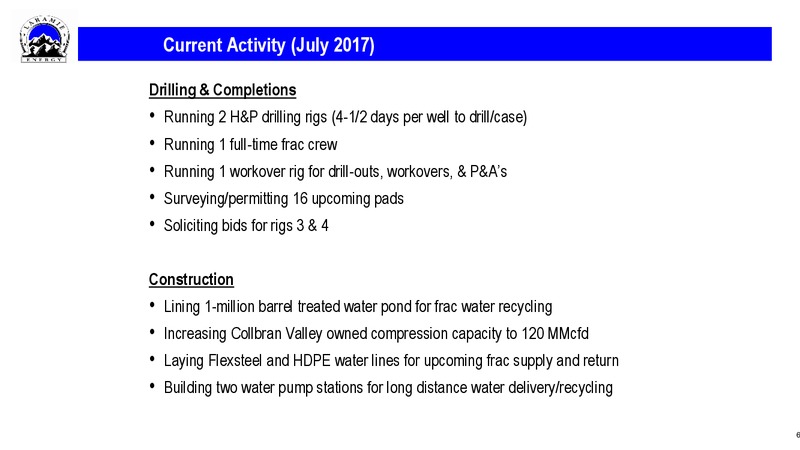 EnerCom Conference – Laramie Energy Co. – slide 6