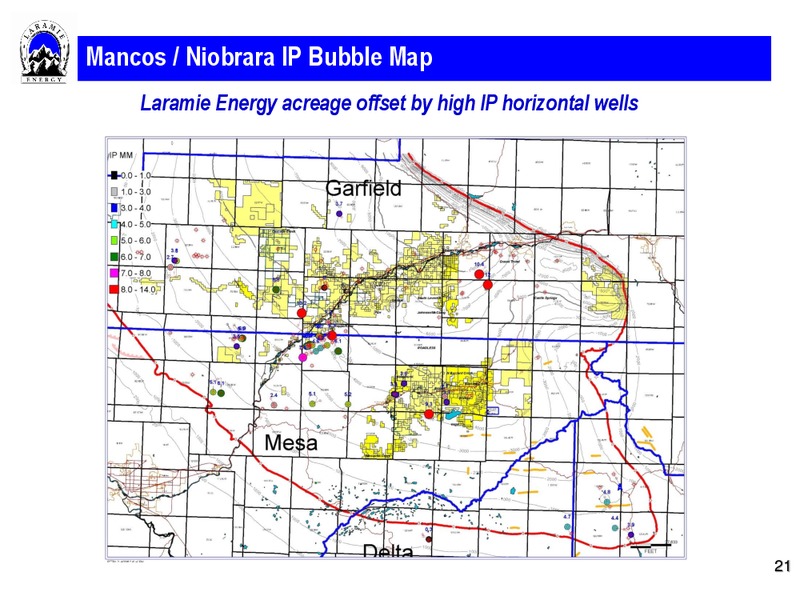 DUG Conference Presentation – Laramie Energy II LLC – slide 20