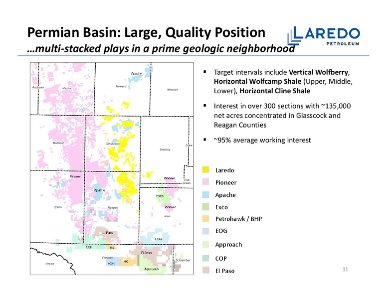 FEBRUARY 2012 CORPORATE PRESENTATION – Laredo Petroleum Inc. – slide 10