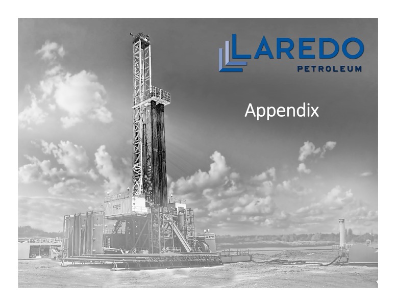 February 2017 Corporate Presentation – Laredo Petroleum Inc. – slide 29