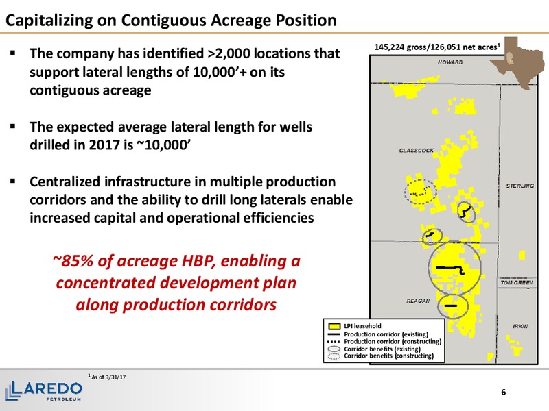 Q1 2017 Earnings Presentation – Laredo Petroleum Inc. – slide 5