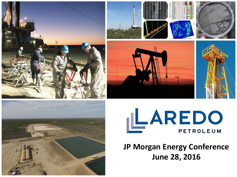 JP Morgan Energy Conference – Laredo Petroleum Inc. – slide 1