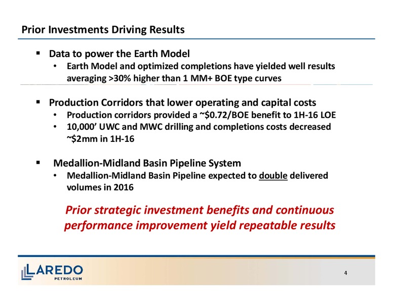 Barclays CEO Energy Power Conference – Laredo Petroleum Inc. – slide 3