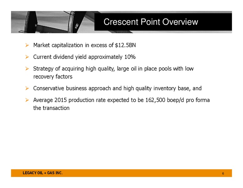 May 2015 Investor Presentation – Legacy Oil + Gas Inc. – slide 4