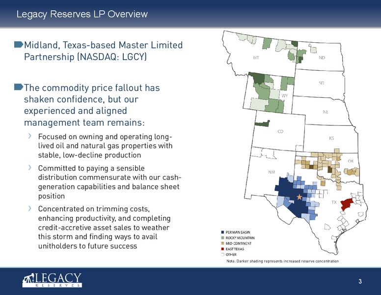 January 2016 Investor Presentation – Legacy Reserves Lp – slide 2