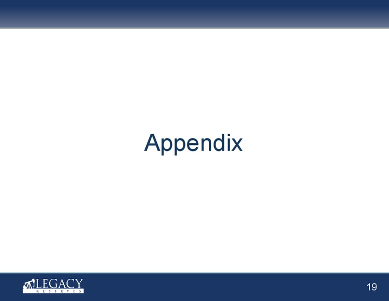 September 2018 Investor Presentation – Legacy Reserves Lp – slide 18