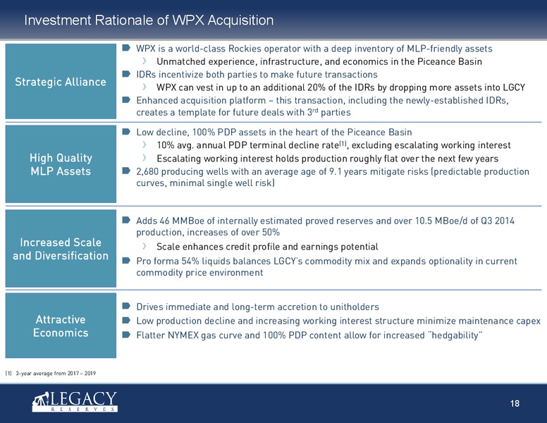 DECEMBER 2014 INVESTOR PRESENTATION – Legacy Reserves Lp – slide 17