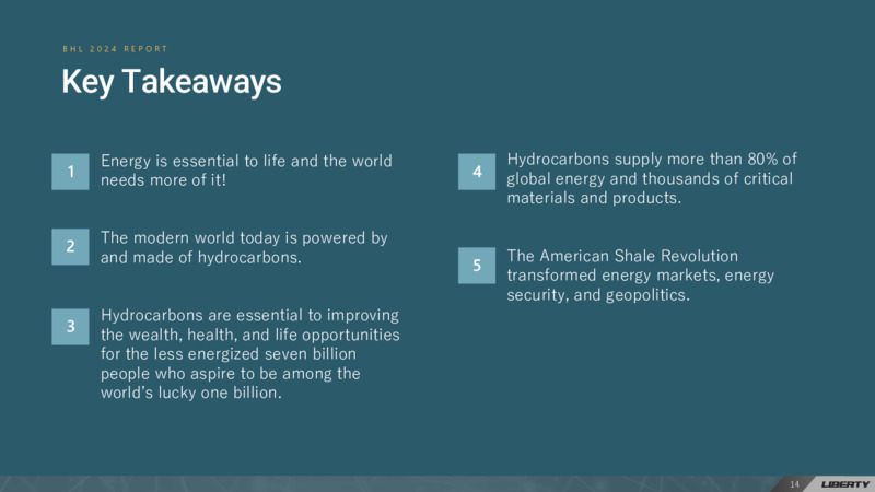 March 2024 24th Annual Energy Conference – Liberty Energy Inc. – slide 14