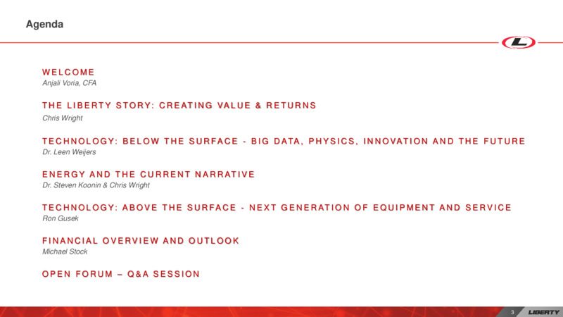 Investor Day – Liberty Oilfield Services – slide 2