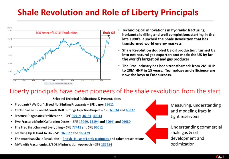 August 2018 The Oil & Gas Conference – Liberty Oilfield Services – slide 3