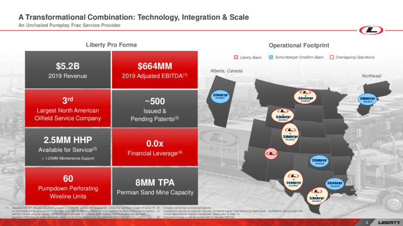 Schlumberger Contribute OneStim to Liberty – Liberty Oilfield Services – slide 3