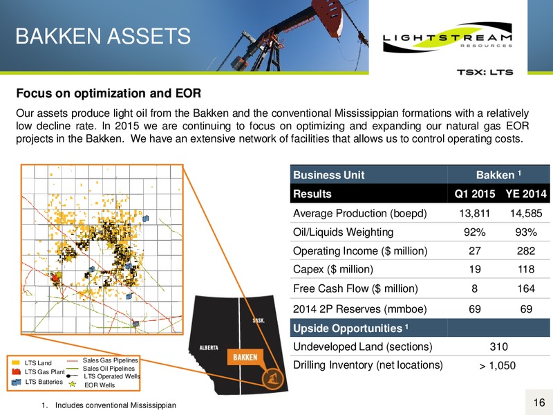 Bank of America Merrill Lynch 2015 Energy and Power Leveraged Finance Conference – Lightstream Resources Ltd. – slide 15