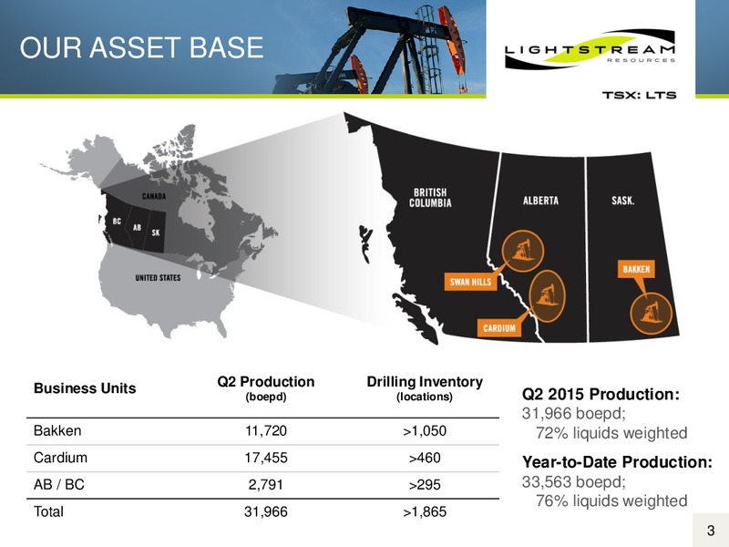 October 2015 Corporate Presentation – Lightstream Resources Ltd. – slide 2