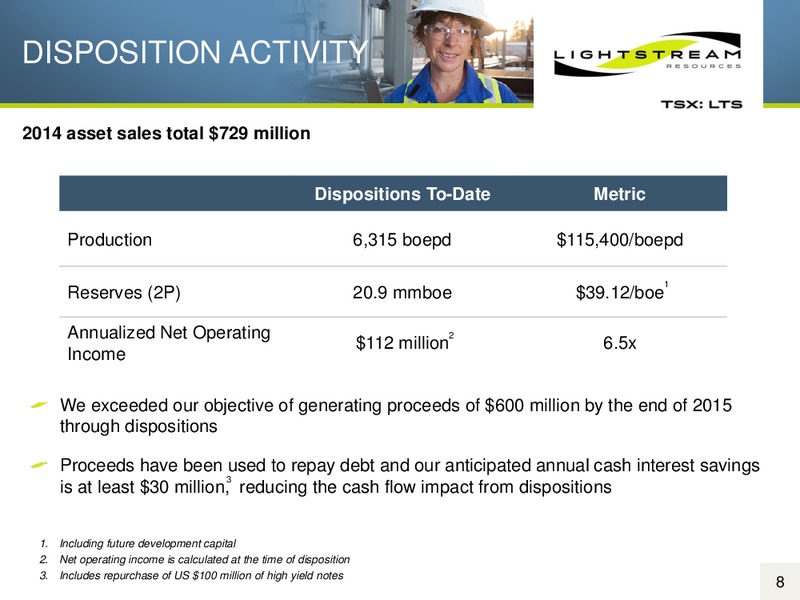 BAML LEVERAGED FINANCE CONFERENCE – Lightstream Resources Ltd. – slide 7