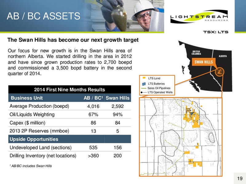 BAML LEVERAGED FINANCE CONFERENCE – Lightstream Resources Ltd. – slide 18