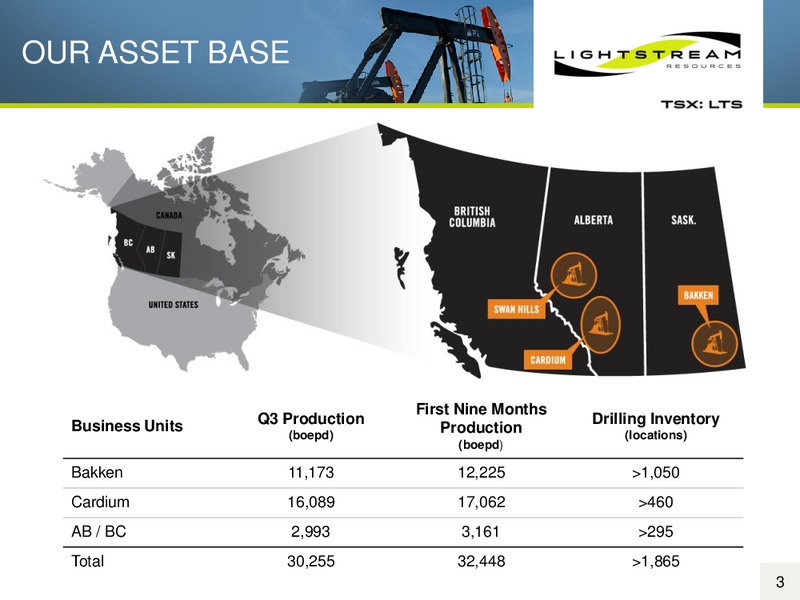 December 2015 Corporate Presentation – Lightstream Resources Ltd. – slide 2