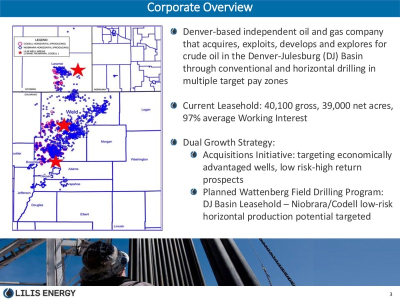 May 2015 Corporate Presentation – Lilis Energy Inc. – slide 2