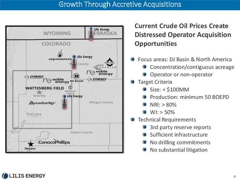 May 2015 Corporate Presentation – Lilis Energy Inc. – slide 8