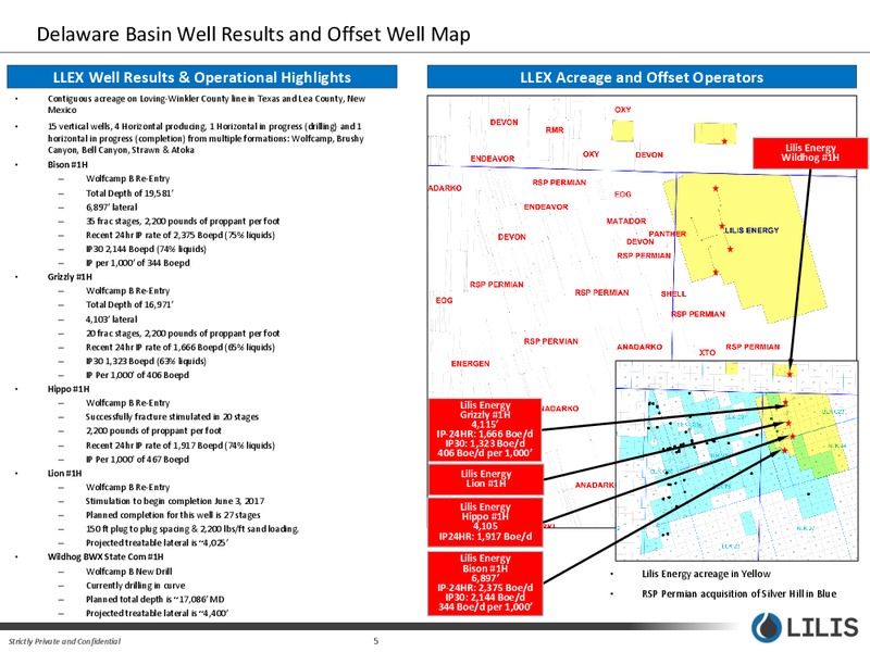 June 2017 Corporate Presentation – Lilis Energy Inc. – slide 4