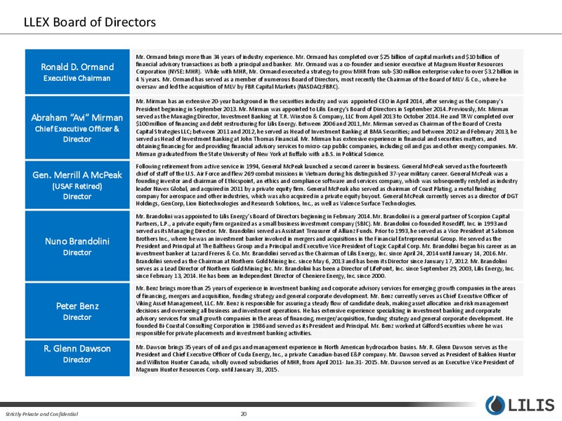 June 2017 Corporate Presentation – Lilis Energy Inc. – slide 19