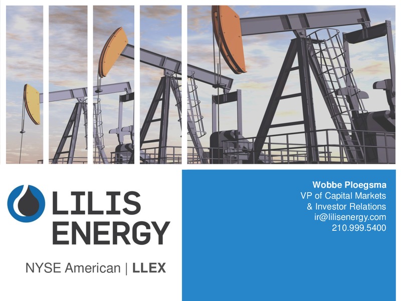 August 2018 Enercom Conference – Lilis Energy Inc. – slide 16