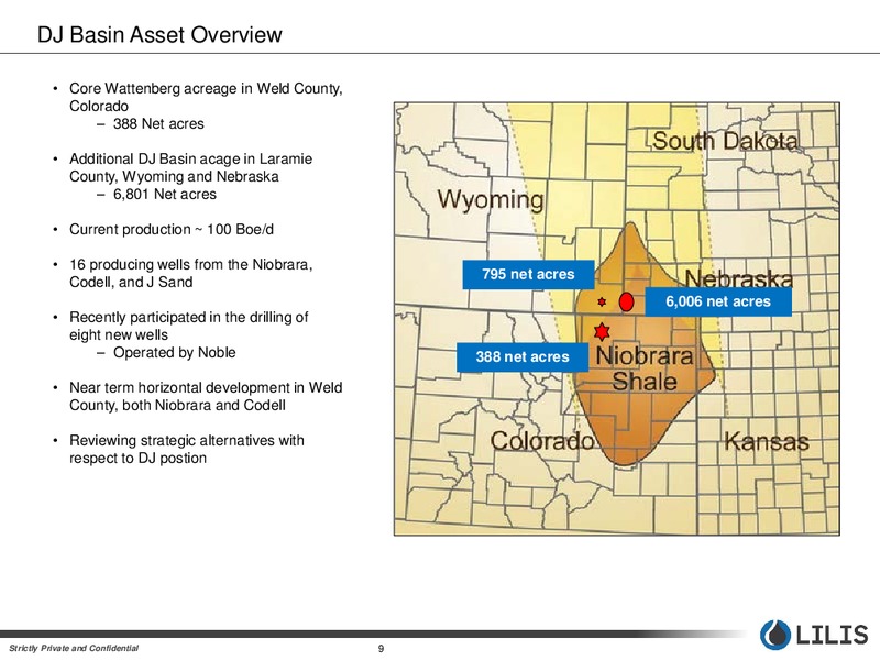 October 2016 Corporate Presentation – Lilis Energy Inc. – slide 8