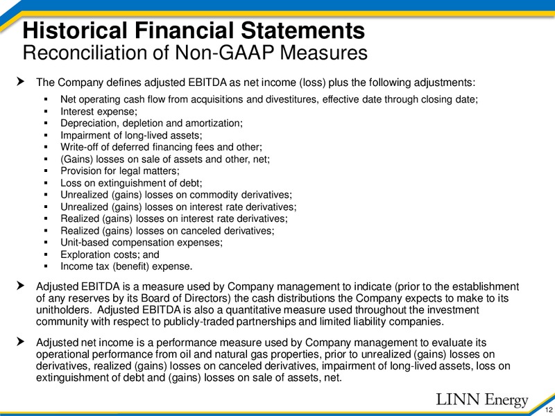 Acquisition Update – Linn Energy, Llc – slide 11