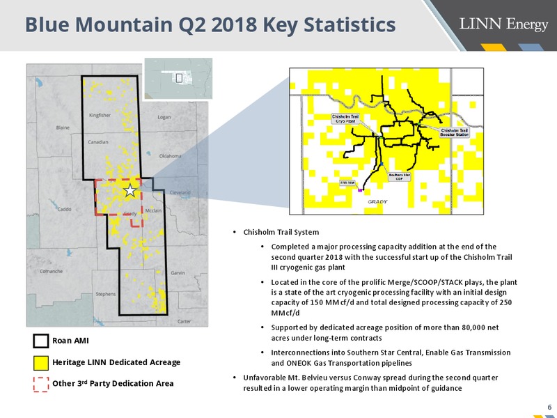 2Q 2018 Investor Presentation – Linn Energy, Inc – slide 5