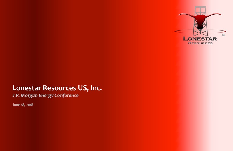 June 2018 JP Morgan Energy Conference – Lonestar Resources Ltd. – slide 1