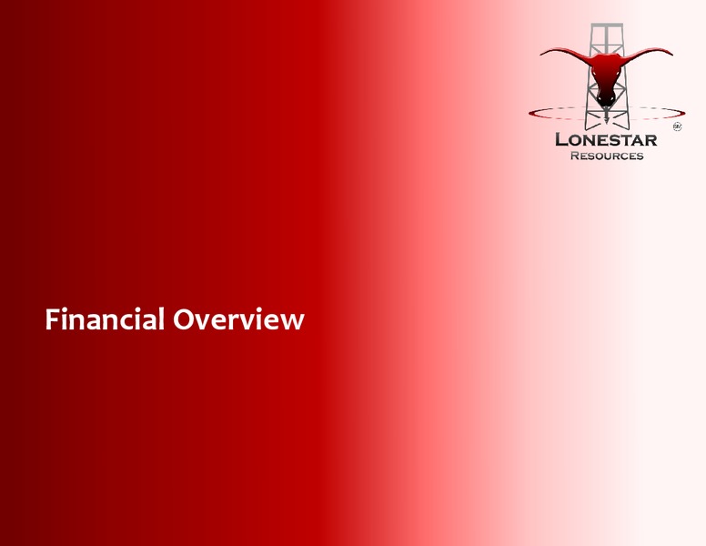 December 2016 Investor Presentation – Lonestar Resources Ltd. – slide 19