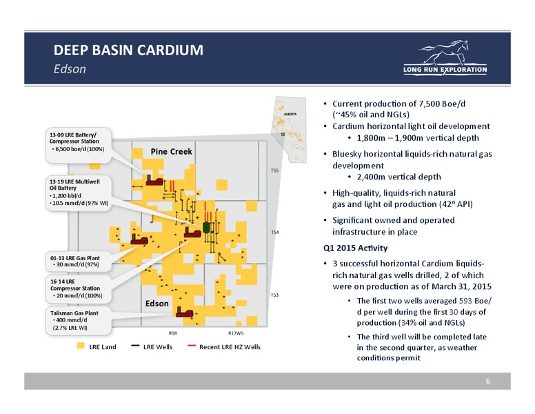 May 2015 Annual General Meeting – Long Run Exploration Ltd. – slide 6