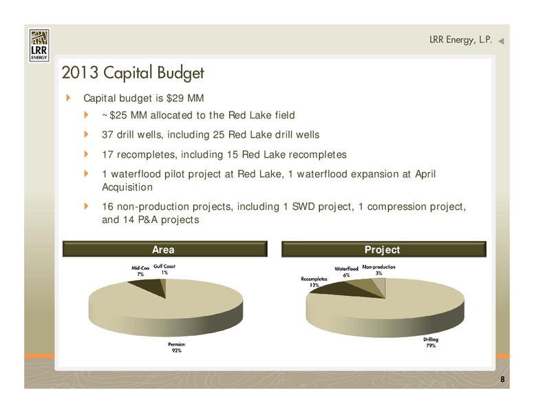 IPAA OGIS NEW YORK – LRR Energy LP – slide 8