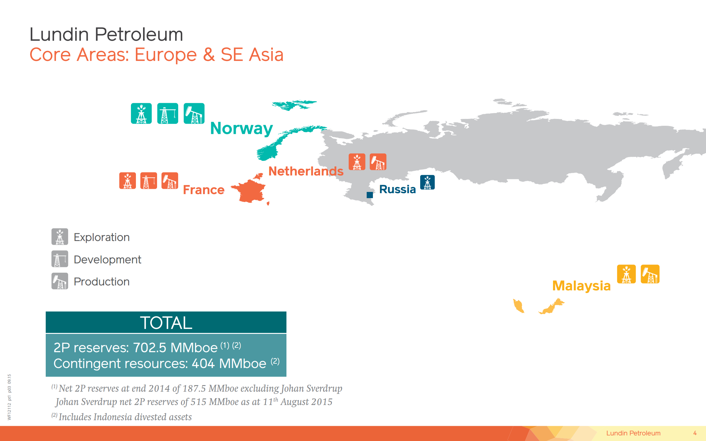 January 2016 Investor Presentation – Lundin Petroleum – slide 3